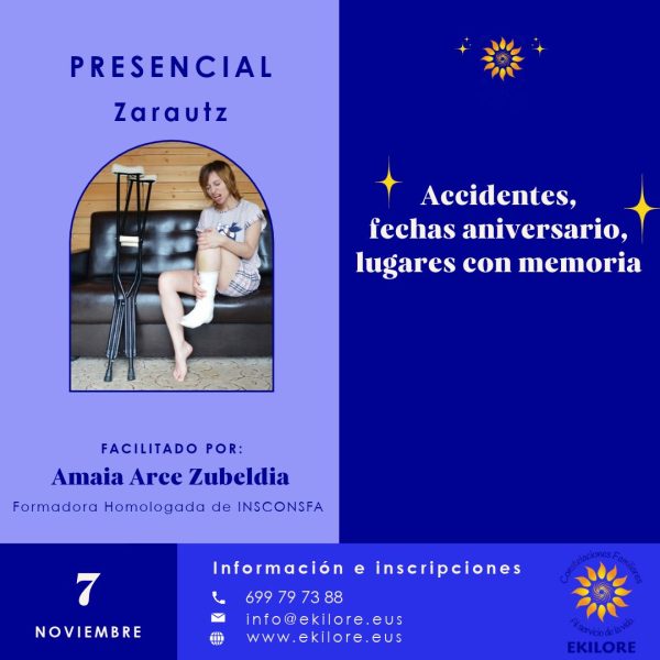 Accidentes, fechas aniversario, lugares con memoria. PRESENCIAL. Constelaciones Familiares