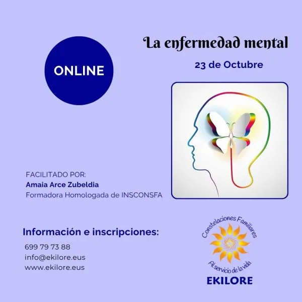 Enfermedad mental. ONLINE. Constelaciones Familiares