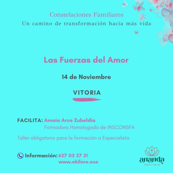 Fuerzas del Amor. VITORIA. Constelaciones Familiares
