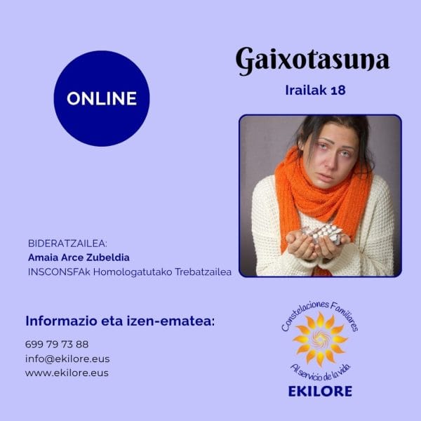 Gaixotasuna. ONLINE. Familia Konstelazioak