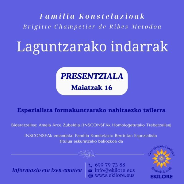 Laguntzarako indarrak. PRESENTZIALA. Familia Konstelazioak