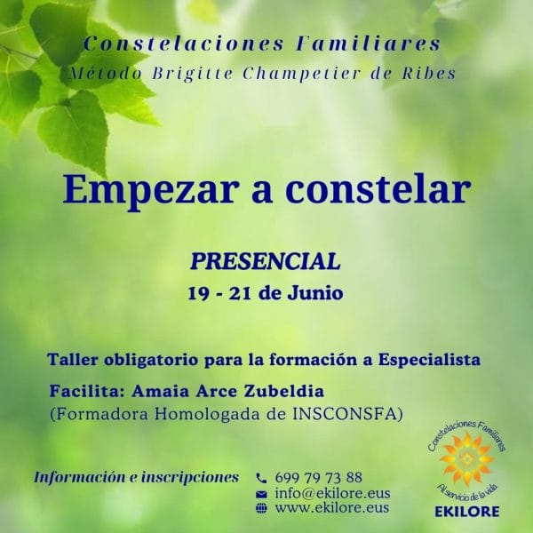 Empezar a constelar. Constelaciones Familiares